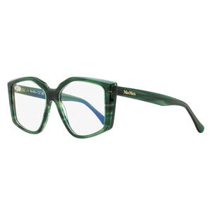 Max Mara Butterfly Blue Block Eyeglasses MM5162-B 098 Green Melange 53mm